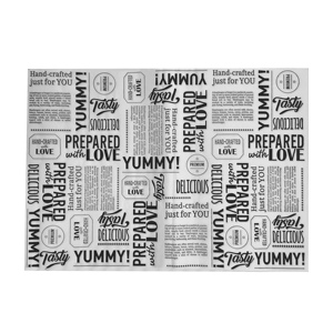 Custom Printed 35 Grams <b>Biodegradable</b> Specialty <b>Paper</b> Food Grade Grease Proof PE Coating Single Side Use for Sandwich Bread - Product Image 6