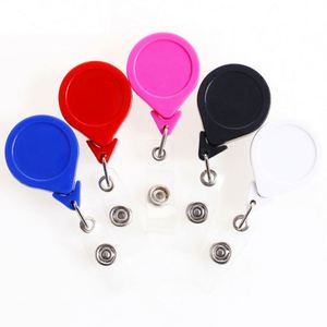 Porte-badge rétractable anti-torsion personnalisé en usine, en plastique ABS, avec sangle en PVC, modèle Heada 6714, cordon de 70 cm, logo personnalisé - Product Image 3