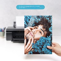 Papel Fotográfico A4 de 240 g/m², 50 Hojas por Paquete, Impresión de Tinta a Color por Ambos Lados, Alto Brillo