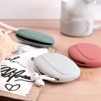 Boîte de rangement en silicone pour outils, câbles de données portables, écouteurs, chargeurs, clés, rouges à lèvres et organiseur de fils de voyage