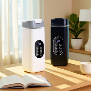 Novo Liquidificador Portátil Sem Fio com 12 Lâminas, Autolimpante, Triturador de Gelo, 420ml, 50W de Potência, Carregamento USB, Copo de Viagem - Product Image 1
