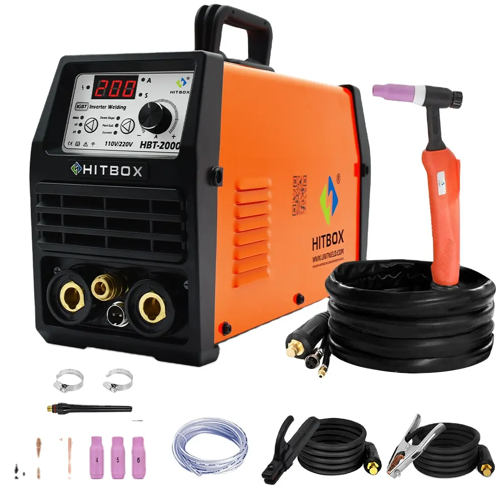 HITBOX HBT2000 easy to use Spot Welding Machine For Jewelry Welding Gold Silver Copper Lines Portable Small Welder Machine