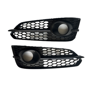 Couvercle de phare antibrouillard avec bande chromée pour Audi <span class=keywords><strong>A8</strong></span> <span class=keywords><strong>Sline</strong></span> 2015 2016 2017 2018 OEM 4H0807679 4H0807680 Grille antibrouillard noire - Product Image 1