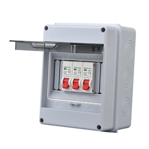 Caja de interruptores de circuito montada en superficie para exteriores HT-5WAY, impermeable, IP65, caja de distribución de plástico para protección eléctrica. - Product Image 1