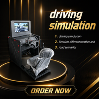 Simulateur de conduite automobile électrique pour les écoles de conduite - Entraînement pratique pour les 12 ans et plus