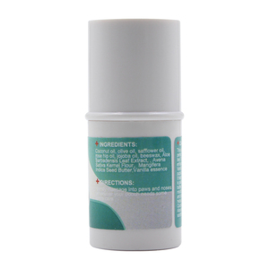 Approvisionnement d'usine Produit de toilettage pour animaux de compagnie Bâton de baume pour pattes et nez pour animaux de compagnie Baume hydratant et apaisant pour la peau Baume à lécher au parfum de noix de coco Sécurité - Product Image 5