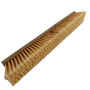 Low Price Wood Broom18" 24" Heavy Duty Plastic Floor-washing Push Broom