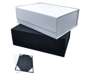 Boîte cadeau pliante magnétique <span class=keywords><strong>de</strong></span> luxe avec logo personnalisé, pour vêtements <span class=keywords><strong>de</strong></span> garçon, chaussures, boîte en papier, emballage cadeau - Product Image 3