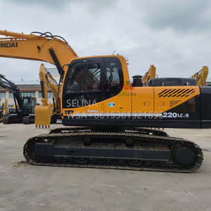 Excavadora usada Hyundai 220-9s Horas DE TRABAJO bajas 22ton 220LC-9 215 225 220 Motor de núcleo de excavadora Hyundai 220 de segunda mano incluido - Product Image 1
