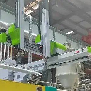 कार्तीय 3 अक्ष औद्योगिक रोबोट भुजा जोड़तोड़ लेने और जगह रोबोट मशीन इंजेक्शन मोल्डिंग मशीन के लिए जोड़तोड़ रोबोट