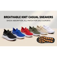Chaussures de sport décontractées pour hommes, femmes et unisexe, respirantes, avec doublure en mesh, semelle extérieure en PVC, antidérapantes, confortables pour la course à pied