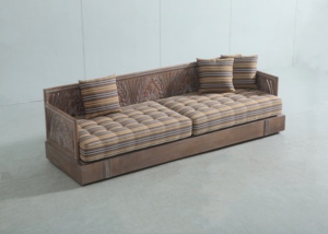 Legno massello per fare vecchio puro intagliato a mano può essere smontato e lavato cuscino di stoffa produttori vendita diretta divano soggiorno - Product Image 3