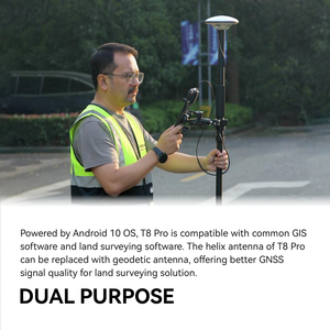 सिंजुरिज़ टी 8 प्रो ग्नास रिसीवर 2 मीटर ड्रॉप प्रतिरोधी उच्च परिशुद्धता स्थिति rtk gns - Product Image 2