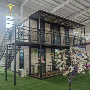 Mở rộng container nhỏ nhà hiện đại dễ dàng xây dựng + Nhà moduler sang trọng đúc sẵn container prefab Nhà Giá - Product Image 1