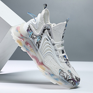 Nuevas zapatillas deportivas de caña alta para hombre, para verano y otoño, transpirables, ligeras, de malla, para caminar, hacer deporte y correr. - Product Image 6