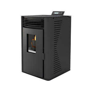Poêle à granulés moderne haute efficacité PANSEE PK-80 avec contrôle Wi-Fi, autonome, écologique, <span class=keywords><strong>en</strong></span> fonte, pour usage hôtelier - Product Image 6