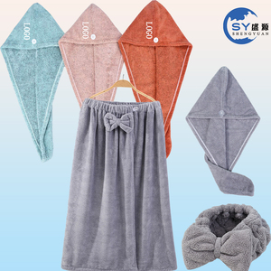 Toalla <span class=keywords><strong>de</strong></span> Baño <span class=keywords><strong>de</strong></span> Microfibra <span class=keywords><strong>de</strong></span> Alta Calidad, Sostenible, Súper Absorbente, <span class=keywords><strong>de</strong></span> Secado Rápido, con Correa Elástica y Diseño a Cuadros - Product Image 1