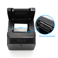 Xincode Printer & pemindai Pos Mini, Printer termal portabel 58mm dengan USB BlueTooth dengan Set perintah cetak ESC/POS