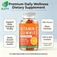 Gummies de Vitamine C Naturelles Extra Fortes, Complément Alimentaire pour Adultes, Stimulant Immunitaire au Zinc et à l'Échinacée, Fourniture Directe Usine