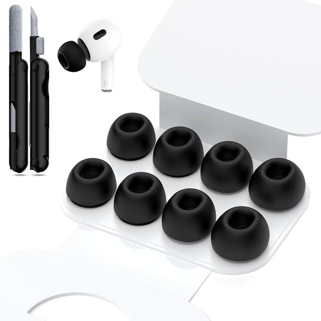 Silicone Ear Tips for Air Pods Pro3,1:1 Replacement Air Pods Pro3,Foam Microparticle Filling Layer,Built-in Dust Guard Screen