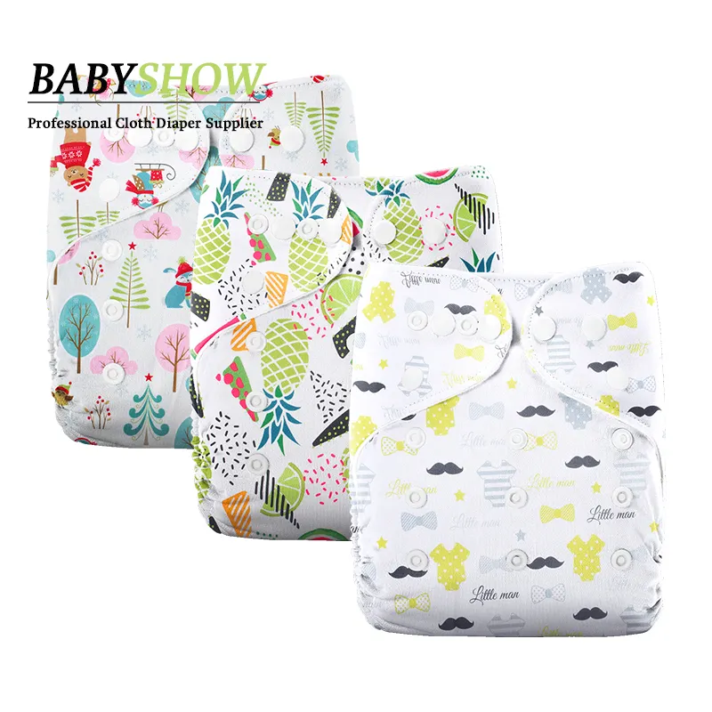 One Size Fits All Wasbare Baby Pocket Luiers Verstelbare Waterdichte Doek Luier Hoge Kwaliteit Zacht Verzorging Baby Doek Broek