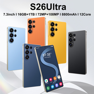 Smartphone S26 Ultra Sbloccato 5G all'ingrosso 16GB+1TB <span class=keywords><strong>12</strong></span> Core Display da <span class=keywords><strong>7</strong></span>.3 pollici CDMA LTE Dual SIM Android Telefono Originale - Product Image 2