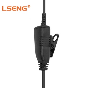 Auricular de radio bidireccional LSENG de un solo cable con gancho en forma de G y micrófono PTT, compatible con radios bidireccionales <span class=keywords><strong>Motorola</strong></span> CLP446 CLS1110 - Product Image 3