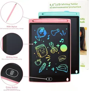 Tableta de escritura <span class=keywords><strong>Lcd</strong></span> de juguete con forma de moda, Bloc de notas electrónicas de 8,5 pulgadas con batería de larga duración, Bloc de notas sin papel para niños - Product Image 4