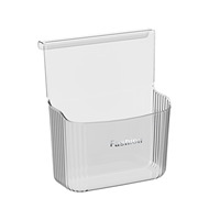 Boîte de rangement murale en plastique, étagère intérieure pour armoire de cuisine, crochets, support pour film alimentaire, panier suspendu pour porte d'armoire, épices
