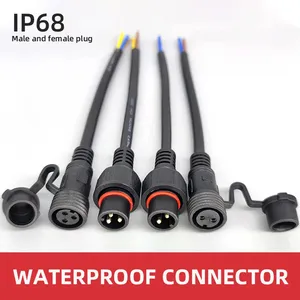 IP68 <span class=keywords><strong>2</strong></span> <span class=keywords><strong>3</strong></span> 5 6 7 8ピンコネクタケーブル防水オスメスプラグ0.<span class=keywords><strong>3</strong></span>-<span class=keywords><strong>2</strong></span>.5スクエアクイックドッキング産業用航空電源コード - Product Image 1