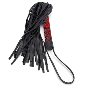 <span class=keywords><strong>Fouet</strong></span> BDSM SM Black Wolf avec sangle en cuir PU et métal pour exercices de Kegel - <span class=keywords><strong>Fouet</strong></span> érotique unisexe - Product Image 2