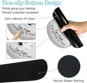 Alfombrilla de Escritorio Ergonómica Grande para Juegos y Oficina, con Soporte para Muñeca, Diseño Divertido de Gato Negro, Alfombrilla de Ratón Personalizada - Product Image 6