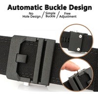 Ceinture tactique décontractée pour homme avec logo personnalisé, boucle à verrouillage automatique en nylon, multifonction, système Molle, ceinture utilitaire de 3,8 cm avec pochette