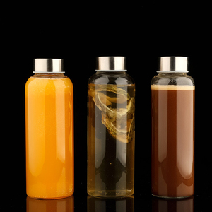 Bouteille d'eau en verre borosilicate avec logo personnalisé, <span class=keywords><strong>grande</strong></span> capacité, bouteille chaude et froide avec couvercle en acier inoxydable SUS304, vente en gros - Product Image 6