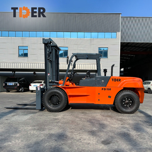 Proveedor de calidad TDER China FD150 Carretilla elevadora diésel de servicio pesado de <span class=keywords><strong>15</strong></span> toneladas Carretilla elevadora diésel grande de 15000kg con certificado de fábrica - Product Image 3