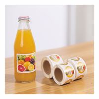 Étiquette de bourrage pour pot de sauce chili personnalisée au miel de surface brillante bon marché