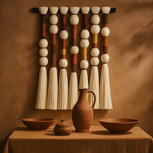 Art Mural Moderne en Grande Fibre Boule de Sphéricité Décorative Macramé Bulle Tentures Murales Art Designs Décoration Intérieure Décoration Murale - Product Image 4