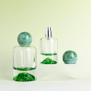 New Arrivals Circular 30ml 50ml 100ml Fine <b>Mist</b> Spray Parfum Perfume <b>Bottle</b> Luxury Perfume Glass <b>Bottles</b> With Resin Lid - Product Image 3