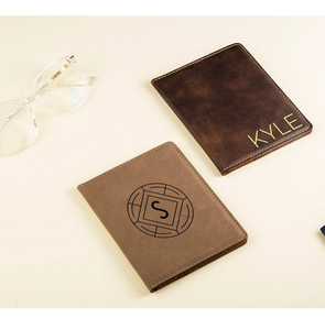 Housse de passeport de luxe élégante en cuir véritable avec blocage RFID de qualité faite à la main coutures fines options personnalisables - Product Image 6