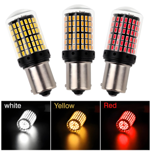 Feux arrière LED Falconsight T20 à haute luminosité avec puces 3014, clignotants T15, feux <span class=keywords><strong>de</strong></span> <span class=keywords><strong>recul</strong></span> W16W, clignotants scintillants, rouge ambre - Product Image 1
