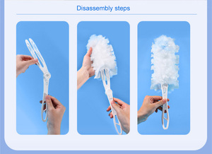 Piumino Magico Multi-Angolo - Combo Piuma e Microfibra |   Design Portatile e Pieghevole per Auto e Spazi Ristretti, Alta Capacità di Pulizia - Product Image 4