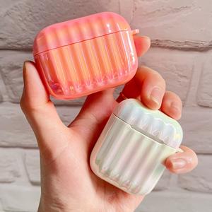 Valise de luxe étui de protection holographique dégradé couleur brillante Pro génération couverture pour <span class=keywords><strong>Airpods</strong></span> 2 3 étui - Product Image 2