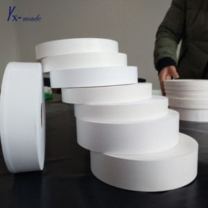 Ruban en taffetas de nylon de haute qualité, fabriqué sur mesure à l'usine de Huzhou, avec revêtement blanc, pour l'impression de codes-barres - Product Image 2