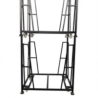 Barrière de gestion des files d'attente et de contrôle des foules pour stades de football, en acier ou alliage d'aluminium, revêtement poudré noir, norme CE ISO, haute résistance