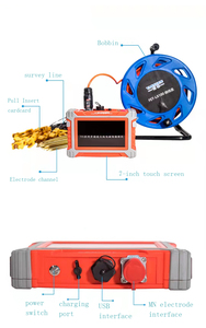 지하수 자원 공학 광물 에너지 탐사 16채널 고정밀 자기전기학적 현장 탐사 - Product Image 4