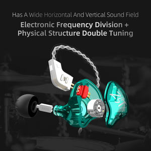 <span class=keywords><strong>KZ</strong></span> <span class=keywords><strong>ZST</strong></span> X nuevo en la oreja 1DD + 1BA HIFI monitoreo música auriculares con cable juego movimiento reducción de ruido 3,5 MM <span class=keywords><strong>Pro</strong></span> estéreo Android DJ auricular - Product Image 6