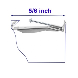Support de <span class=keywords><strong>gouttière</strong></span> dissimulé en aluminium sur mesure, en tôle estampée, pour drainage de toiture dissimulé, 5, 6, 7, 8 pouces, résistant à la corrosion - Product Image 1