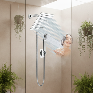 Kit de Ducha de Alta Presión de Acero Inoxidable 304, Tipo Lluvia, de Pared, Ahorro de Agua, <span class=keywords><strong>Anticorrosivo</strong></span>, con Certificación CE y 5 Años de Garantía - Product Image 6