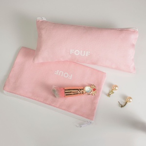 PackSecret Cotton Zipper <b>Bag</b> Cotton Dust <b>Bag</b> <b>Make</b> <b>up</b> Tools Storage <b>Bag</b> - Product Image 1