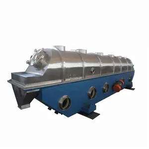 Secador de leito de fluido vibratório horizontal para sulfato de cobre, máquina de secagem contínua de alta qualidade personalizável